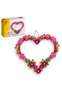 LEGO ® Iconic Heart Ornament  - 9+ Creative Decorative Model Building Set (254P)