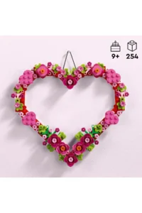 LEGO ® Iconic Heart Ornament  - 9+ Creative Decorative Model Building Set (254P) - Image 5