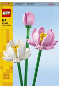LEGO ® Botanicals Lotus Flowers  - 8+ Decorative Flower Model Building Set (220P) - Image 3