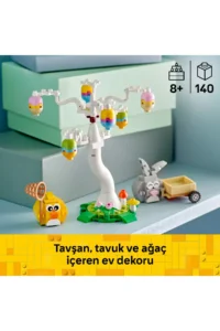 LEGO ® Easter Bunny and Chick's Egg Hunt Animal Toy  - 8+ Toy Building Set (140 Pieces) - Image 5