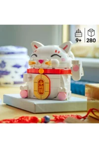 LEGO ® Lucky Cat building set - 9+ Creative Toy Building Set (280 Pieces) - Image 5