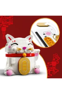 LEGO ® Lucky Cat building set - 9+ Creative Toy Building Set (280 Pieces) - Image 9