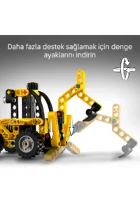 LEGO ® Technic Backhoe Loader  - Toy Construction Vehicle Construction Set for 7+ Kids (104P) - Image 7