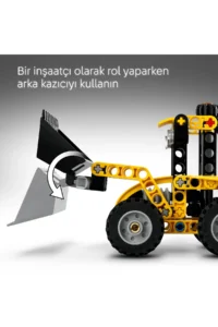 LEGO ® Technic Backhoe Loader  - Toy Construction Vehicle Construction Set for 7+ Kids (104P) - Image 8