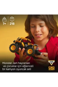 LEGO ® Technic Monster Jam™ DIGatron™ Pull-and-Release - Creative Toy Building Set for Kids 7+ (218P) - Image 5