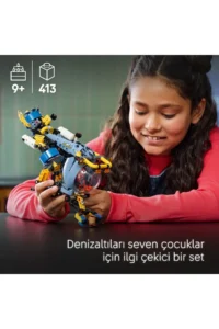LEGO ® Technic Deep Sea Research Submarine  - Toy Building Set for Kids 9+ (413P) - Image 5