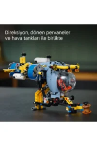 LEGO ® Technic Deep Sea Research Submarine  - Toy Building Set for Kids 9+ (413P) - Image 6