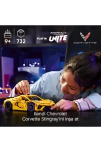 LEGO ® Technic Chevrolet Corvette Stingray  - 9+ Toy Building Set for Kids (732P) - Image 5