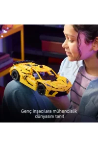 LEGO ® Technic Chevrolet Corvette Stingray  - 9+ Toy Building Set for Kids (732P) - Image 9