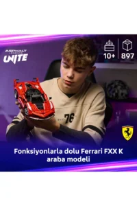 LEGO ® Technic Ferrari FXX K  - STEM Toy Building Set for 10+ Kids (897P) - Image 5