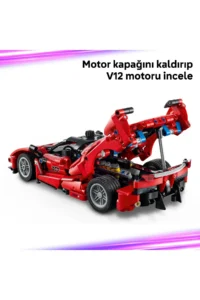 LEGO ® Technic Ferrari FXX K  - STEM Toy Building Set for 10+ Kids (897P) - Image 6