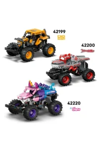 LEGO ® Technic Monster Jam™ Grave Digger™ Fire and Ice  – 7+ Toy Building Set (263 Pieces) - Image 10