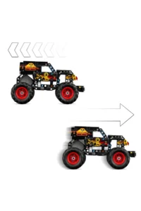 LEGO ® Technic Monster Jam™ Grave Digger™ Fire and Ice  – 7+ Toy Building Set (263 Pieces) - Image 5
