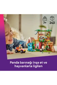 LEGO ® Friends Panda Sanctuary Animal Care  - Creative Toy Building Set for Kids 7+ (243P) - Image 5