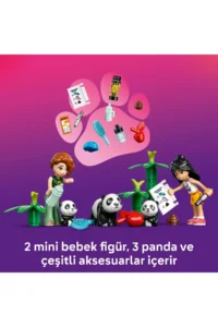 LEGO ® Friends Panda Sanctuary Animal Care  - Creative Toy Building Set for Kids 7+ (243P) - Image 8