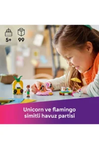 LEGO Friends Unicorn and Flamingo Pool Party - Image 5