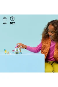 LEGO ® Friends Ice Cream and Balloon Stand  – 6+ Creative Toy Building Set (107 Pieces) - Image 5