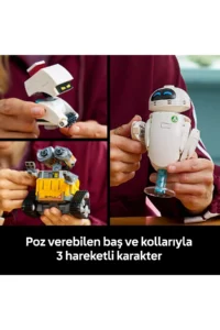 LEGO ® ǀ Disney and Pixar WALL-E and EVE  - Collectible Model Building Set for Adults (811P) - Image 7