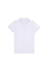 US Polo Shirt Assn. Boys' WHITE Basic Polo Shirt Shirt Collar T-Shirt - Image 2