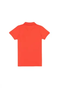 US Polo Shirt Assn. Boys' Red Basic Polo Shirt Shirt Collar T-Shirt - Image 2