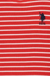 US Polo Shirt Assn. Kids Red Crew Neck T-Shirt - Image 3