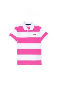 US Polo Shirt Assn. Boys' Pink Polo Shirt Shirt Collar T-Shirt