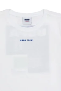 US Polo Shirt Assn. Kids WHITE Crew Neck T-Shirt - Image 3
