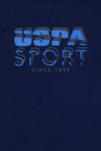 US Polo Shirt Assn. Kids Navy Blue Crew Neck T-Shirt - Image 3