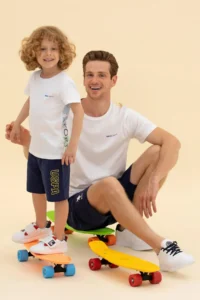 US Polo Shirt Assn. Kids WHITE Crew Neck T-Shirt - Image 2