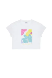 US Polo Shirt Assn. Kids WHITE Crew Neck T-Shirt
