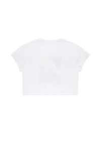 US Polo Shirt Assn. Kids WHITE Crew Neck T-Shirt - Image 2