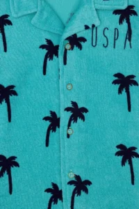 US Polo Shirt Assn. Boys' Mint Green Oversized Shirt - Image 3