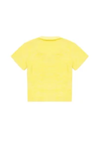 US Polo Shirt Assn. Girls' Neon Yellow Towel Material Polo Shirt Shirt Collar T-Shirt - Image 5