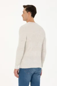 US Polo Shirt Assn. Men Stone Sweater - Image 5