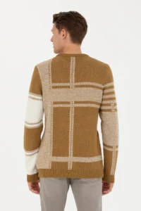 US Polo Shirt Assn. Men Light Khaki Sweater - Image 5
