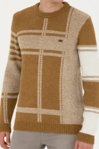 US Polo Shirt Assn. Men Light Khaki Sweater - Image 6