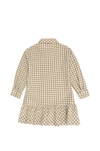 US Polo Shirt Assn. Girls' Coconut Long Sleeve Weaving Dress - Image 3