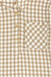 US Polo Shirt Assn. Girls' Coconut Long Sleeve Weaving Dress - Image 4