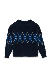 US Polo Shirt Assn. Boys' Navy Blue Crew Neck Sweater