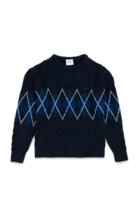 US Polo Shirt Assn. Boys' Navy Blue Crew Neck Sweater - Image 2