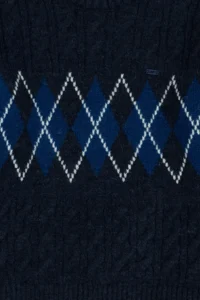 US Polo Shirt Assn. Boys' Navy Blue Crew Neck Sweater - Image 3