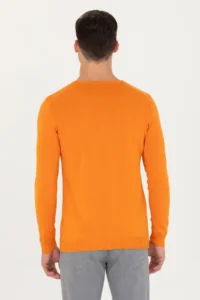 US Polo Shirt Assn. Men Orange Sweater - Image 5