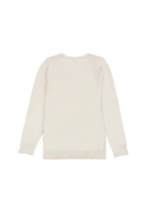 US Polo Shirt Assn. Girls' Cream Basic Sweater - Image 2