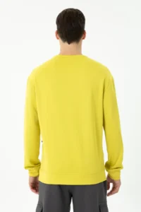 US Polo Shirt Assn. Men Peanut Green Sweatshirt - Image 5