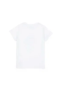 US Polo Shirt Assn. Boys' WHITE Crew Neck T-Shirt - Image 3