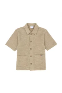 US Polo Shirt Assn. Boys' Light Khaki Short Sleeve Shirt