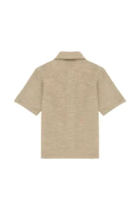 US Polo Shirt Assn. Boys' Light Khaki Short Sleeve Shirt - Image 2