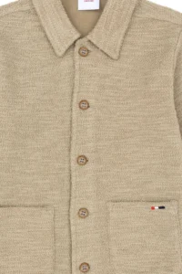 US Polo Shirt Assn. Boys' Light Khaki Short Sleeve Shirt - Image 3