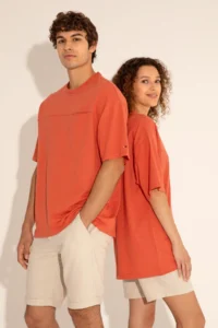 US Polo Shirt Assn. Men comfort Fit Crew Neck Powder Pink T-Shirt - Image 2