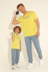 US Polo Shirt Assn. Boys' Peanut Green Crew Neck T-Shirt